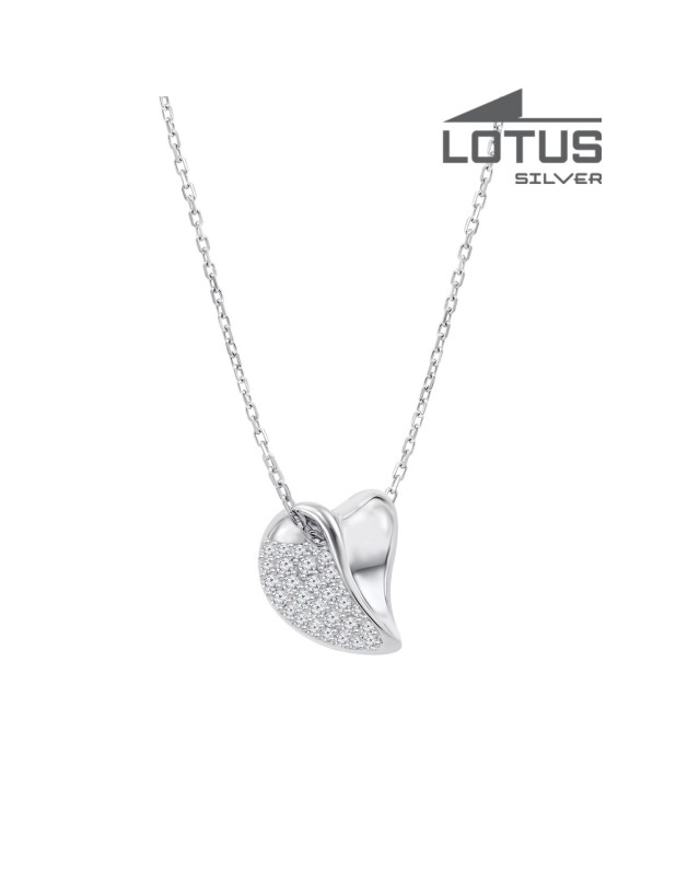 LOTUS SILVER NECKLACE